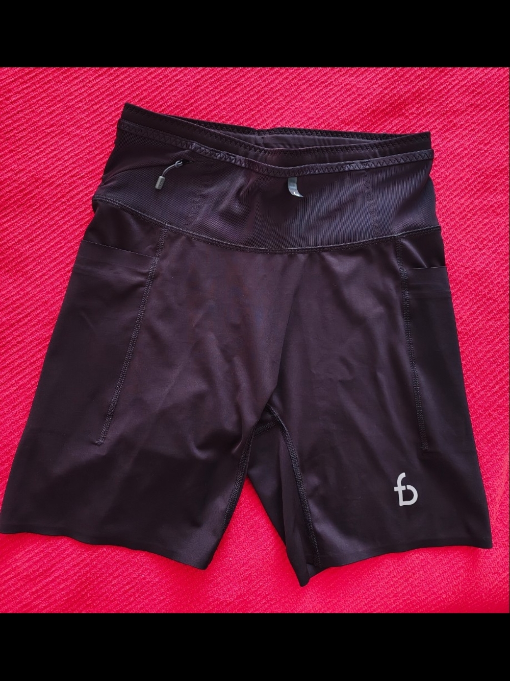 Flipbelt Black Women's Training Shorts With Many Pockets